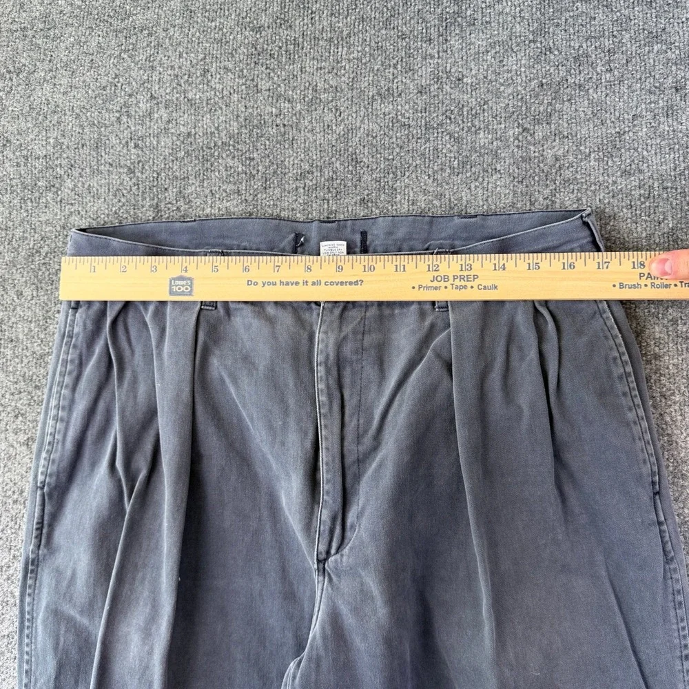 Vintage Polo Ralph Lauren Pants Mens 34x30 Blue Pleated Chino Andrew 90s